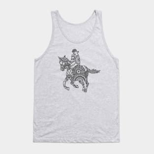 Horse and Rider Geometry Tank Top